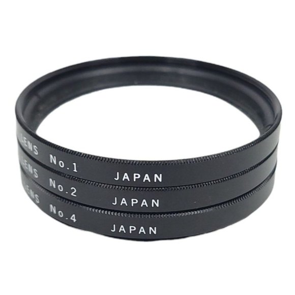 Vivitar 52mm Close Up Lens Set 1 2 4 Storage Case Japan - Picture 4 of 9